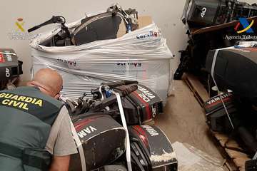 Cae una red que vendía en Senegal motores de pateras que sustraía en Arguineguín/TA.